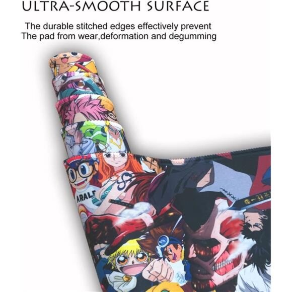 Extended Large Gaming Mouse Pad, Full Desk Keyboard Mouse Pad, XXL Bigmouse Pad - Picture 6 of 8